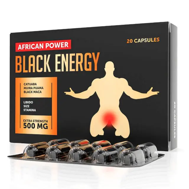 Фото:  Африканская виагра Black Energy в Новомосковске. Вид 1.