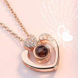 Кулон I Love You на 100 языках