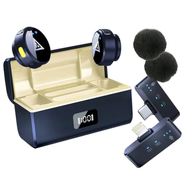 Петличные микрофоны Premium M9 Pro в Москве