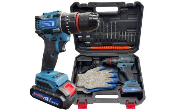 Шуруповерт Bosch 48V + 23 предмета в Москве