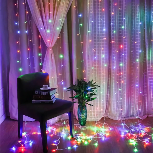 Гирлянда-штора в Москве