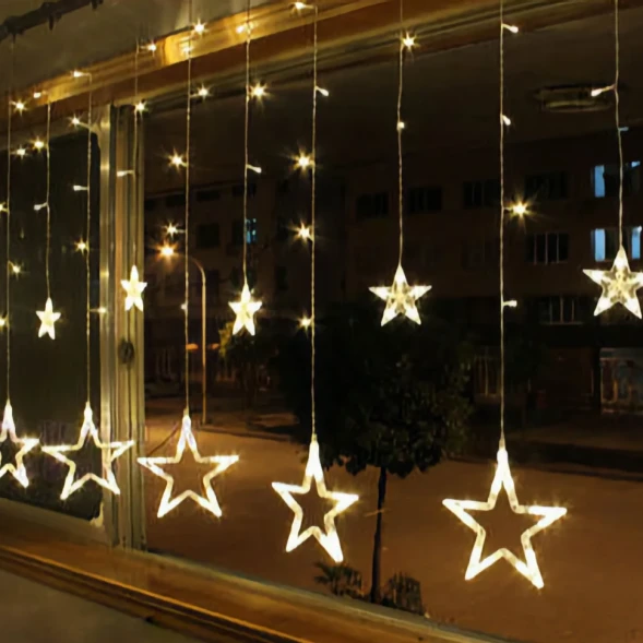 Гирлянда-штора Звезда в Москве