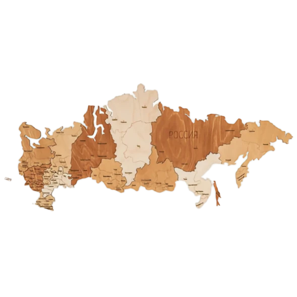 Карта России в Москве