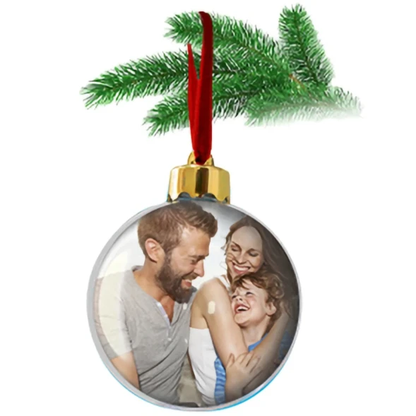 Комплект новогодних шаров с фото в Москве